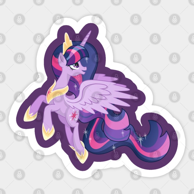 My Little Pony Princess Twilight Sparkle Sticker by SketchedCrow